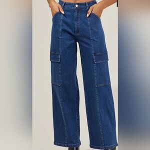Sugarlips Cargo Jeans SIZE medium.  High Waisted